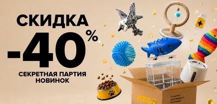 -40% на новинки